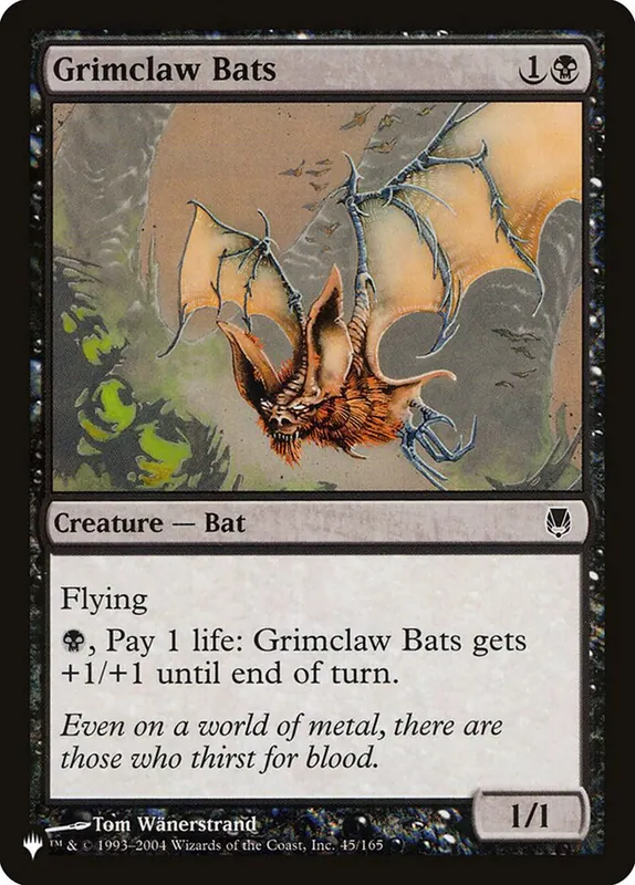 Grimclaw Bats [The List]