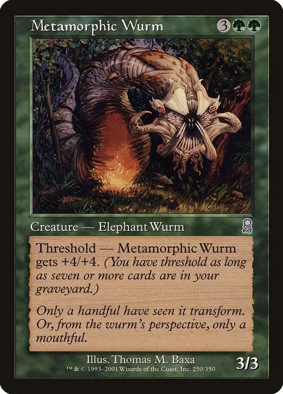 Metamorphic Wurm [Odyssey] - Español