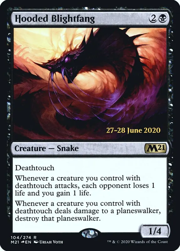 Hooded Blightfang [Core Set 2021 Promos]
