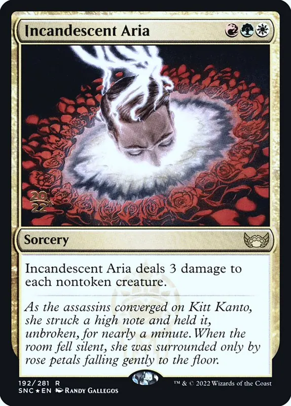 Incandescent Aria [Streets of New Capenna Promos]