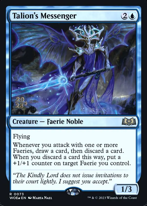 Talion's Messenger [Wilds of Eldraine Promos]