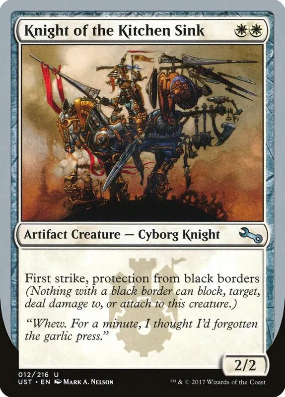 Knight of the Kitchen Sink [Unstable]