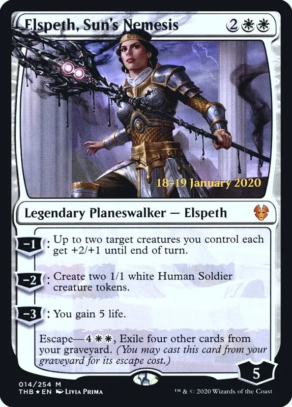 Elspeth, Sun's Nemesis [Theros Beyond Death Promos]