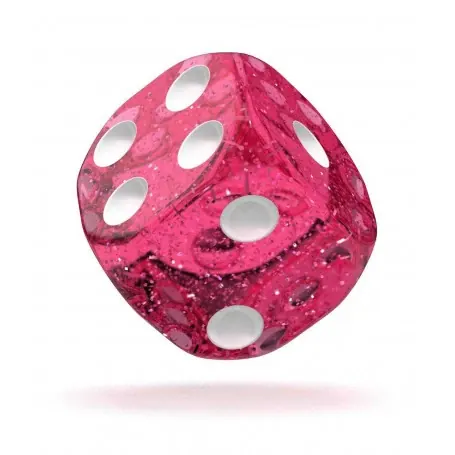 OAKIE DOAKIE DICE DADOS D6 16 MM SPECKLED - ROSA