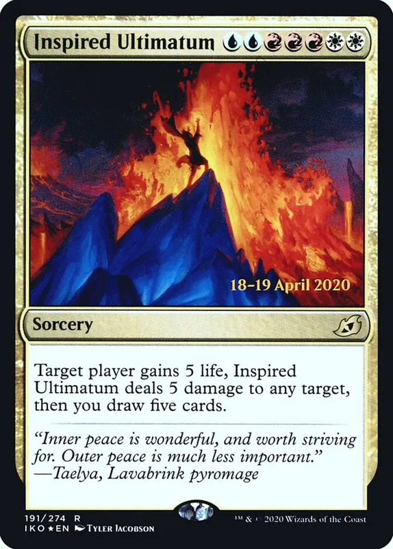 Inspired Ultimatum [Ikoria: Lair of Behemoths Promos]