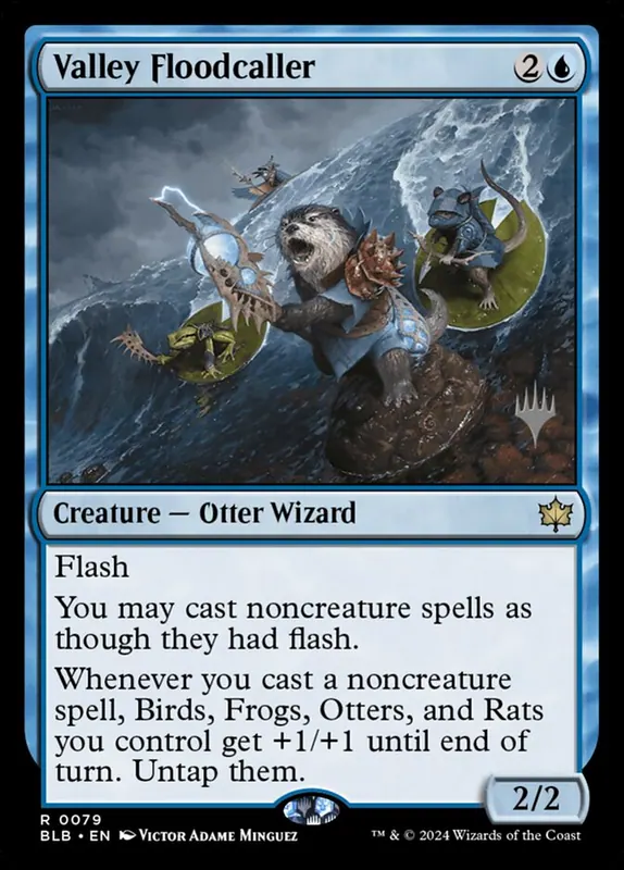 Valley Floodcaller [Bloomburrow Promos]