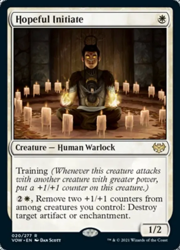 Hopeful Initiate - Español [Innistrad: Crimson Vow]