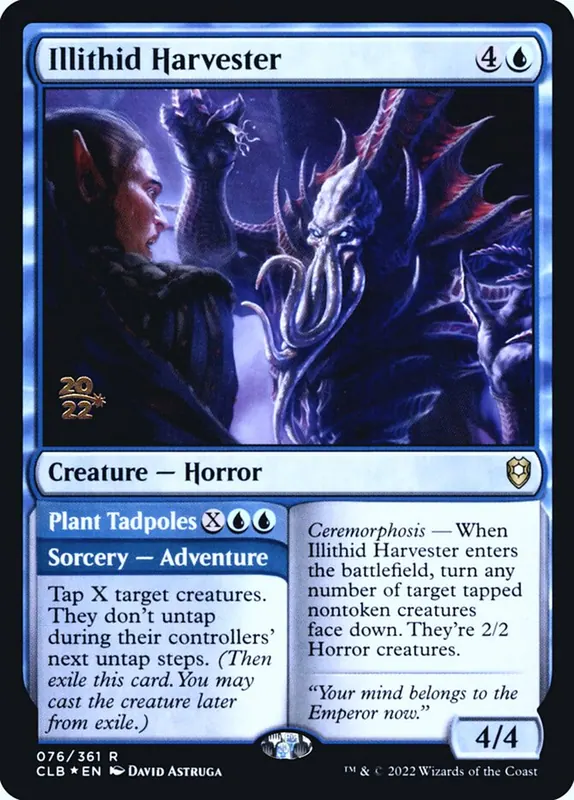 Illithid Harvester // Plant Tadpoles [Battle for Baldur's Gate Promos]