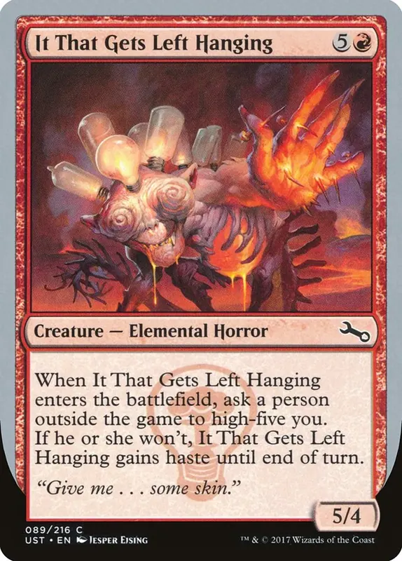 It That Gets Left Hanging [Unstable]