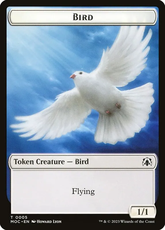 Bird [March of the Machine Commander Tokens]