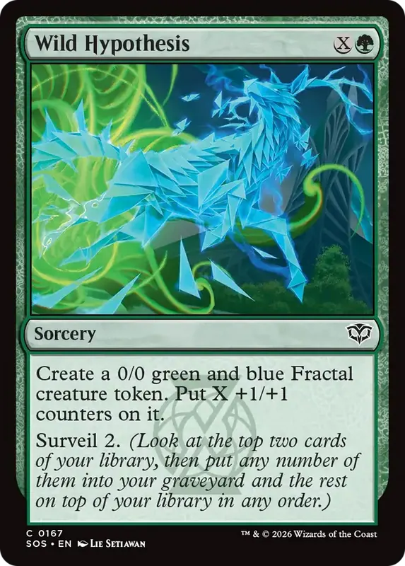 Wild Hypothesis [Secrets of Strixhaven]