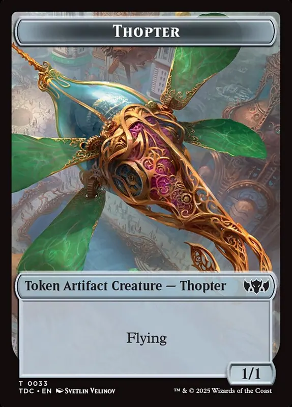 Thopter [Tarkir: Dragonstorm Commander Tokens]