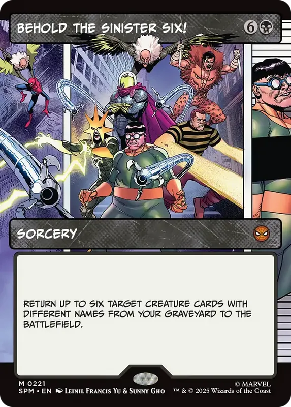 Behold the Sinister Six! (Borderless) [Marvel's Spider-Man]