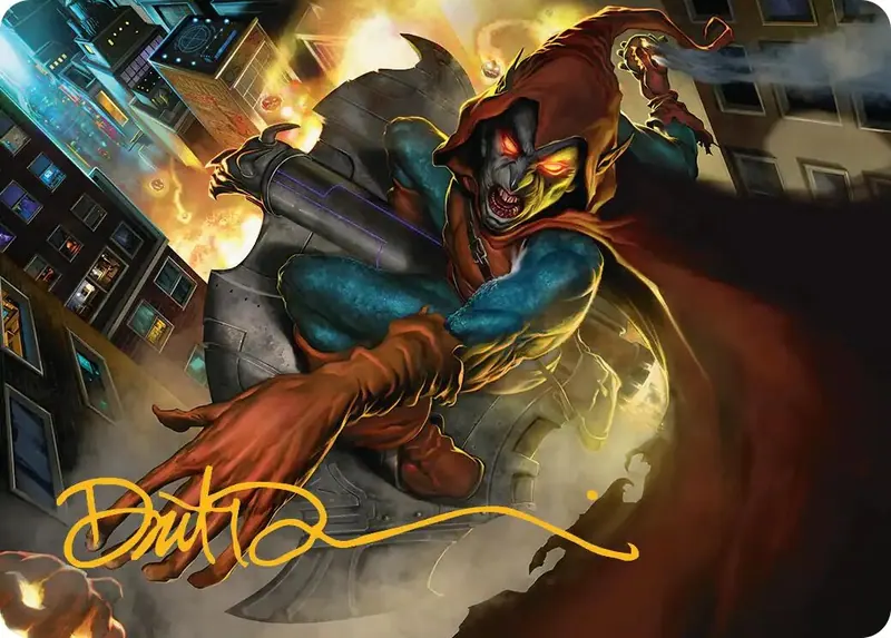Hobgoblin, Mantled Marauder Art Card (Gold-Stamped Signature) [Marvel's Spider-Man Art Series]