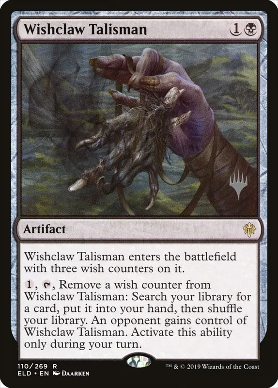Wishclaw Talisman (Promo Pack) - Español [Throne of Eldraine Promos]