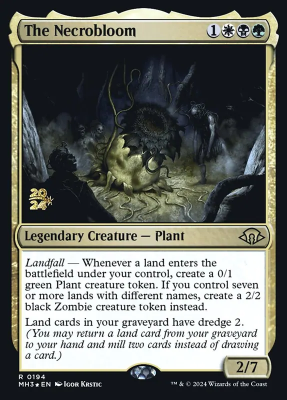 The Necrobloom [Modern Horizons 3 Promos]