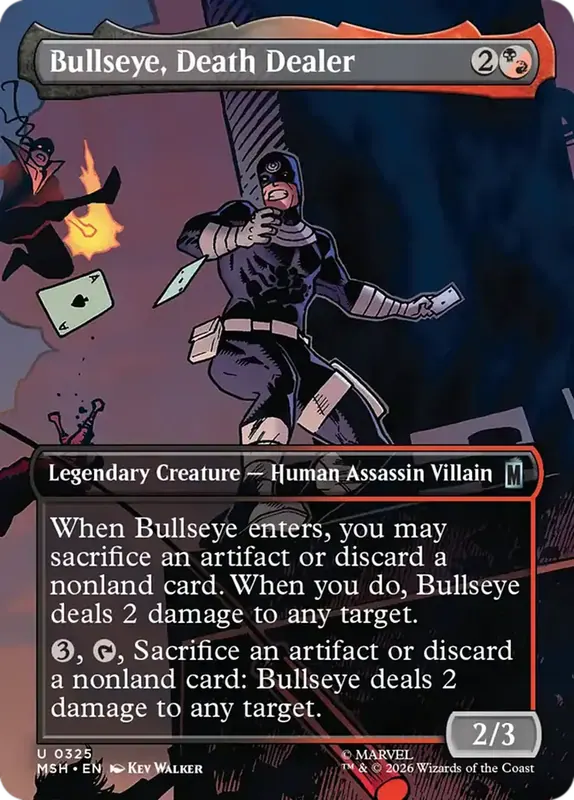 Bullseye, Death Dealer (Borderless) [Marvel Super Heroes]