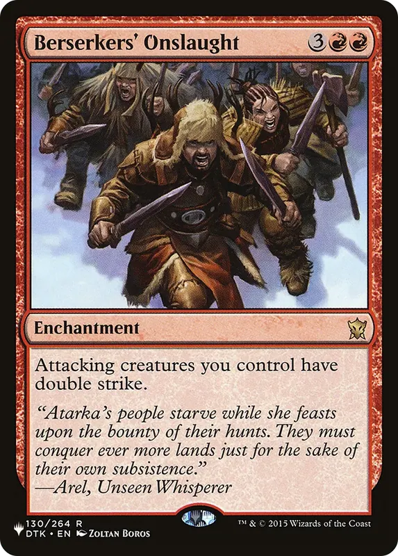 Berserkers' Onslaught [The List]