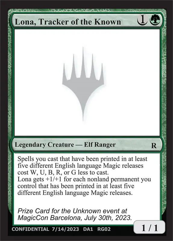 Lona, Tracker of the Known [Unknown Event]