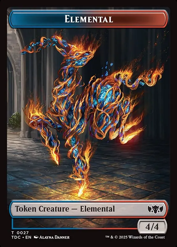 Elemental [Tarkir: Dragonstorm Commander Tokens]