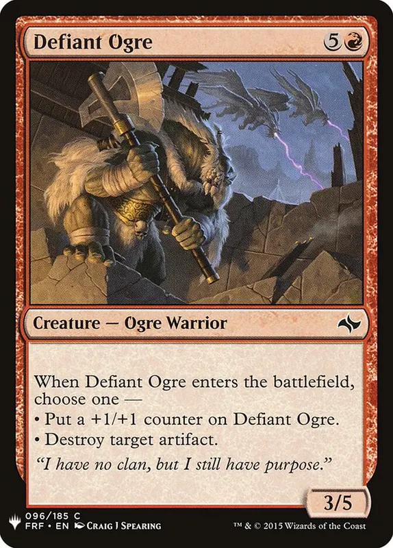 Defiant Ogre [The List]