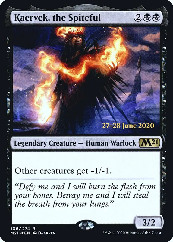 Kaervek, the Spiteful [Core Set 2021 Promos]