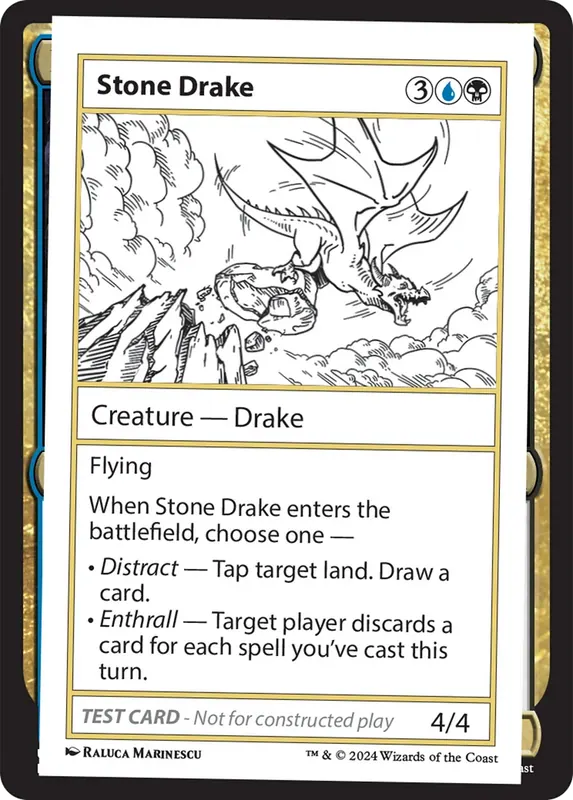 Stone Drake [Mystery Booster 2 Playtest Cards]