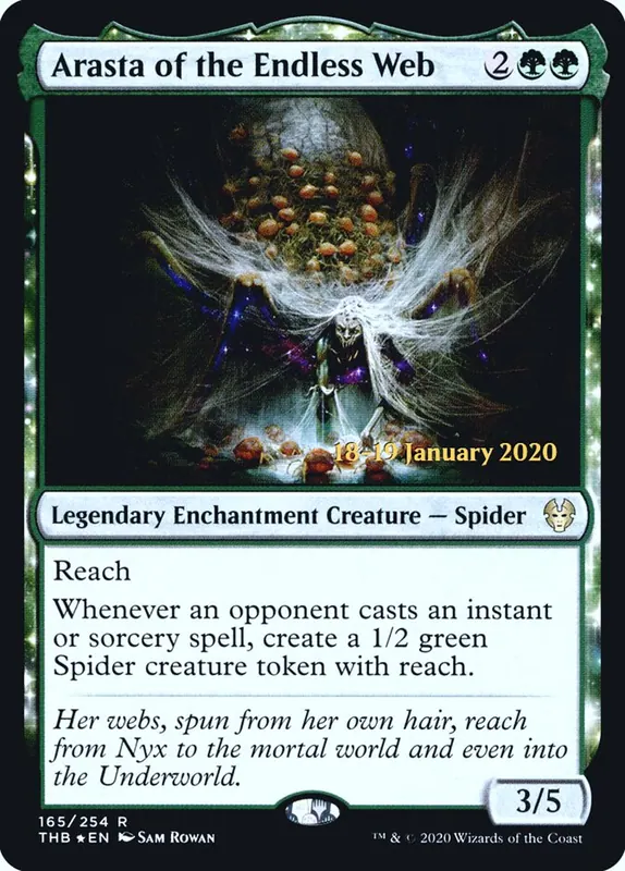Arasta of the Endless Web [Theros Beyond Death Promos]