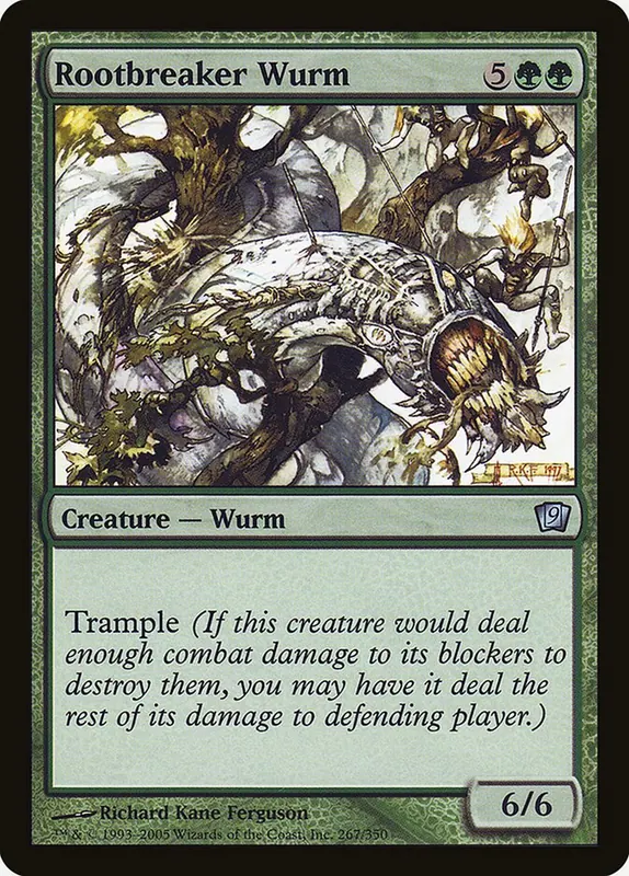 Rootbreaker Wurm [Ninth Edition]