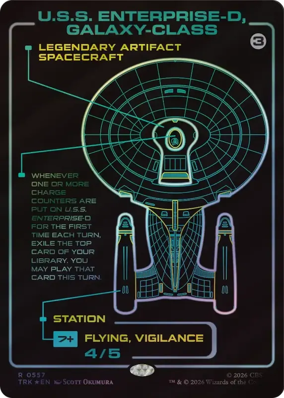 U.S.S. Enterprise-D, Galaxy-Class (Showcase) [Star Trek]