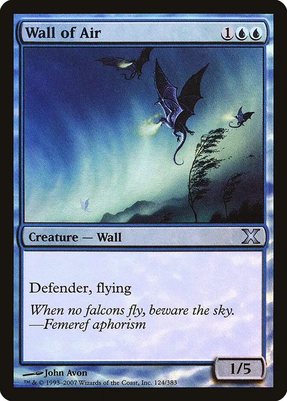 Wall of Air [Tenth Edition]