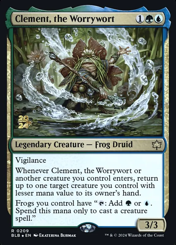 Clement, the Worrywort [Bloomburrow Promos]
