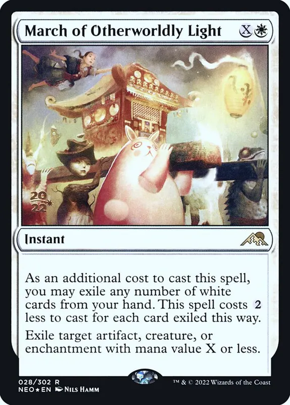 March of Otherworldly Light [Kamigawa: Neon Dynasty Promos]