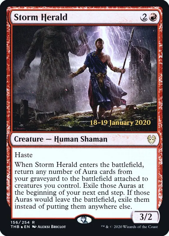 Storm Herald [Theros Beyond Death Promos]