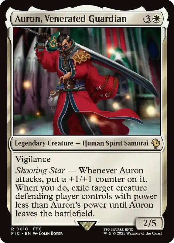 Auron, Venerated Guardian [FINAL FANTASY Commander]