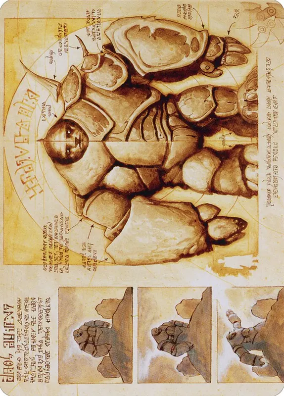 Precursor Golem // Precursor Golem [The Brothers' War Art Series]