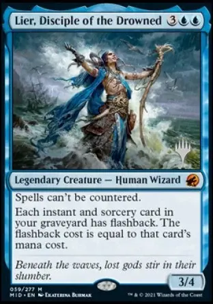 Lier, Disciple of the Drowned (Promo Pack) [Innistrad: Midnight Hunt Promos] - Español