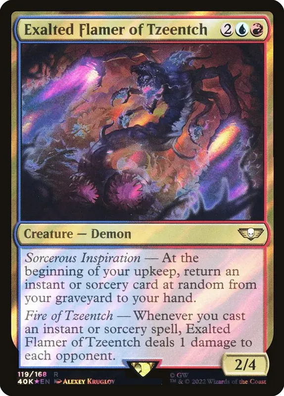 Exalted Flamer of Tzeentch [Warhammer 40,000 Commander]