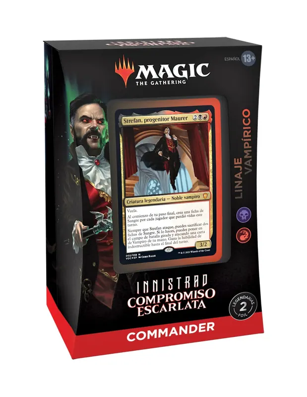 MTG COMMANDER DECK CRIMSON VOW LINAJE VAMPIRICO ESPAÑOL