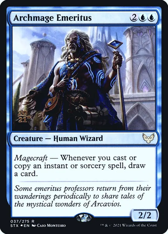 Archmage Emeritus [Strixhaven: School of Mages Promos]