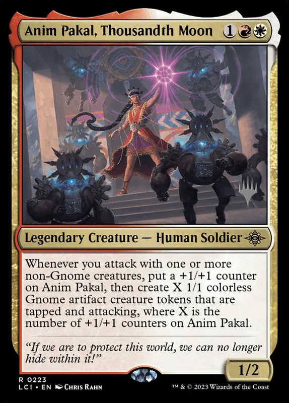 Anim Pakal, Thousandth Moon [The Lost Caverns of Ixalan Promos]