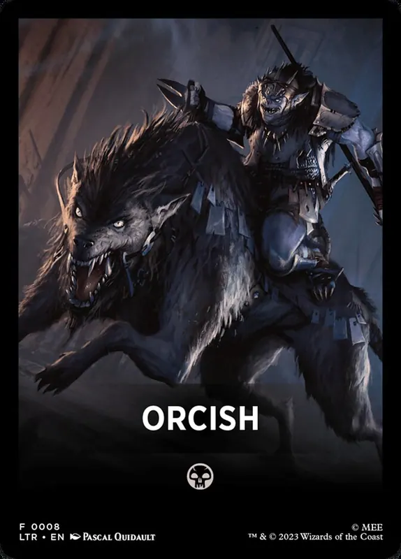 Orcish [Tales of Middle-earth Front Cards]