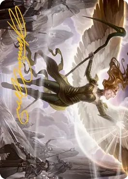 Sigarda's Splendor Art Card (Gold-Stamped Signature) [Innistrad: Midnight Hunt Art Series]