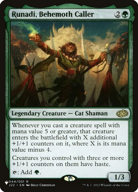 Runadi, Behemoth Caller [The List]