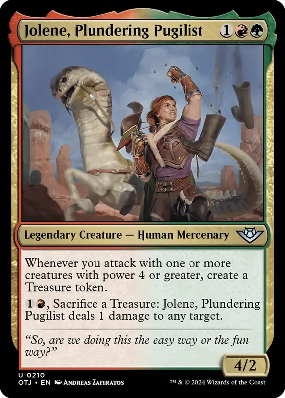 Jolene, Plundering Pugilist [Outlaws of Thunder Junction]