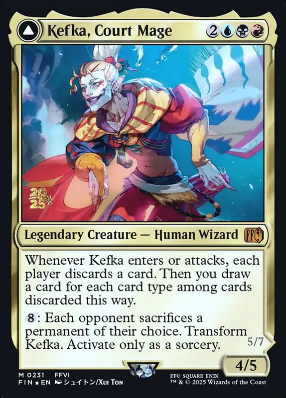 Kefka, Court Mage // Kefka, Ruler of Ruin [Final Fantasy Promos]
