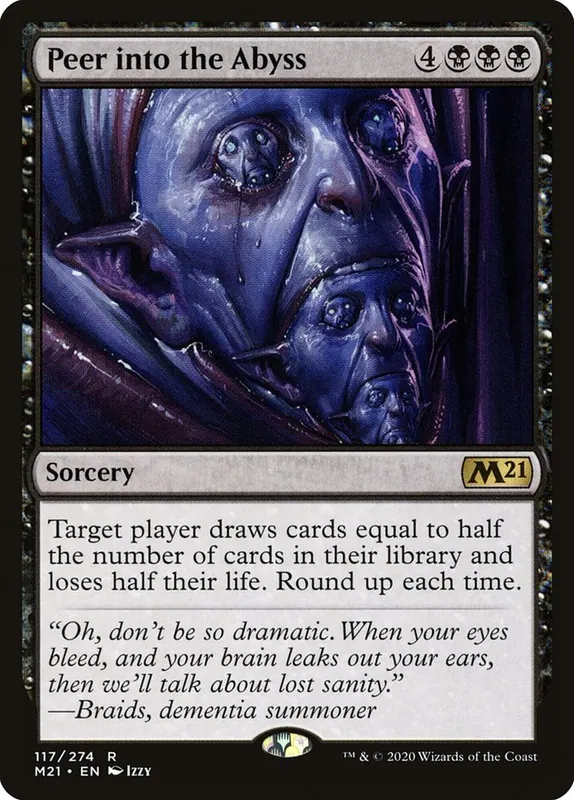 Peer into the Abyss [Core Set 2021] - Japones