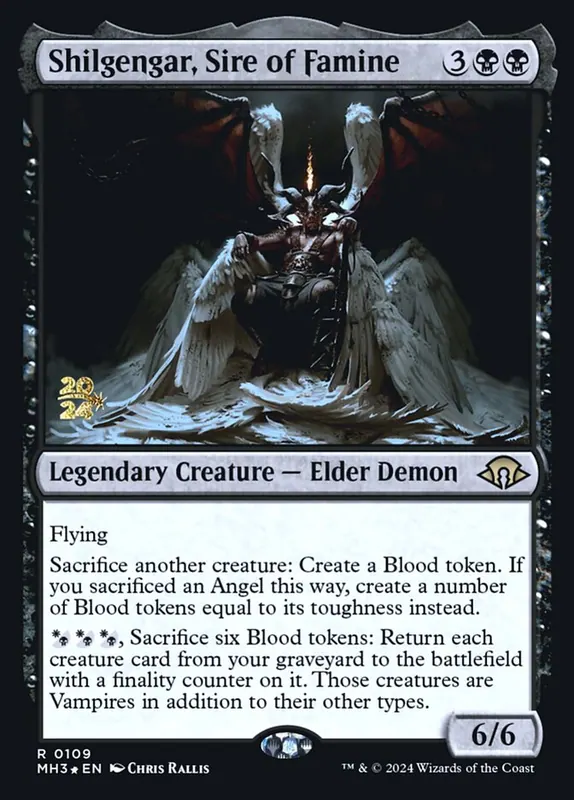 Shilgengar, Sire of Famine [Modern Horizons 3 Promos]