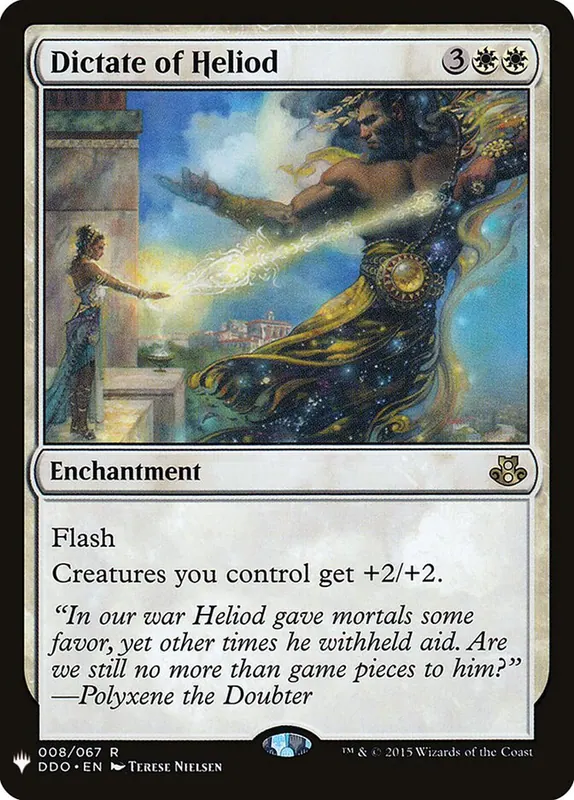 Dictate of Heliod [The List]