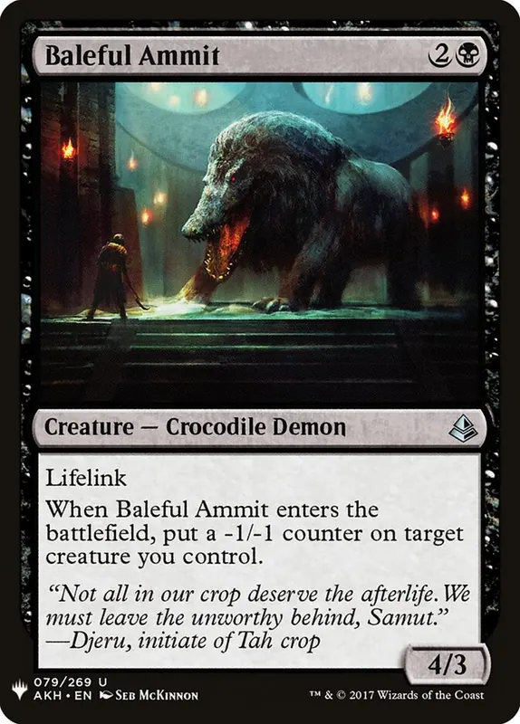 Baleful Ammit [The List]